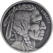 1 oz Buffalo Silver Round - Antique Finish | Zion Metals